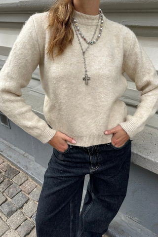 Azzurra Knit in Ecru · effortless scandi knitwear for women from ITS MAY