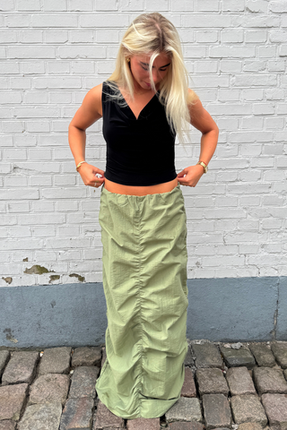 Giada Skirt in Green · effortless scandi skirt for women from ITS MAY