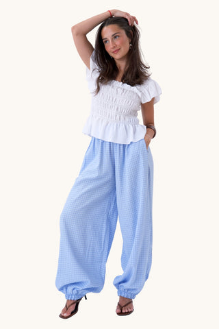 Milena Pants - Light Blue