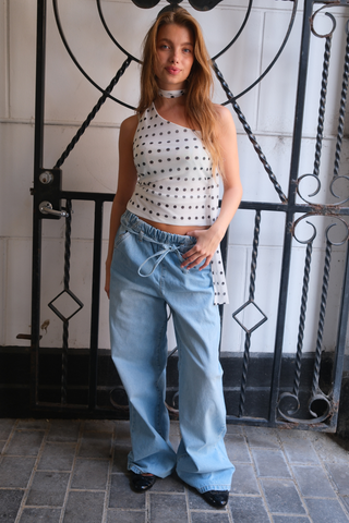 Alessia Baggy Jeans in Light Blue · effortless scandi jeans for women from ITS MAY