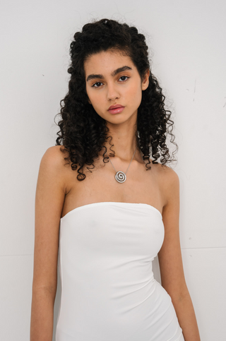 Isabella Maxi Dress in White · effortless scandi dress for women from ITS MAY