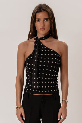 Lorenza Top in Black · effortless scandi formal shirts & blouses for women from ITS MAY