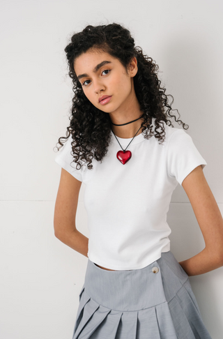 Vega T-shirt in White · effortless scandi t-shirt for women from ITS MAY