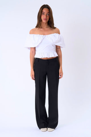 Serena Top in White · effortless scandi formal shirts & blouses for women from ITS MAY