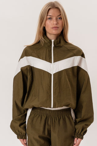 Paola Track Jacket in Green · effortless scandi jacket for women from ITS MAY