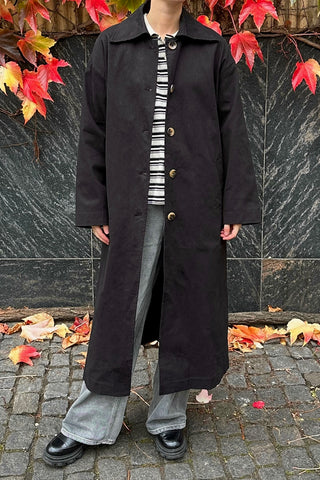 Harper Trench Coat in Black · effortless scandi jacket for women from ITS MAY