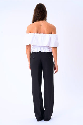 Serena Top in White · effortless scandi formal shirts & blouses for women from ITS MAY