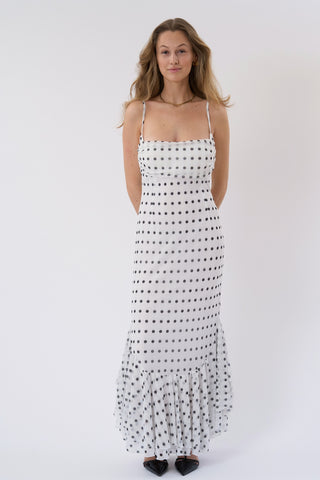 Lorenza Dress in White · effortless scandi dress for women from ITS MAY