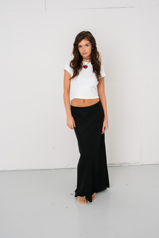 Capri Skirt in Black · effortless scandi skirt for women from ITS MAY
