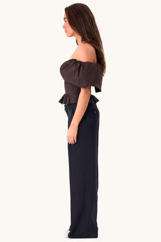 Serena Top - Brown