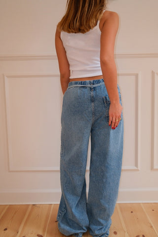 Alessia Baggy Jeans in Blue · effortless scandi jeans for women from ITS MAY