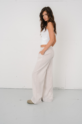 Cara Pants in Sand · effortless scandi pants for women from ITS MAY
