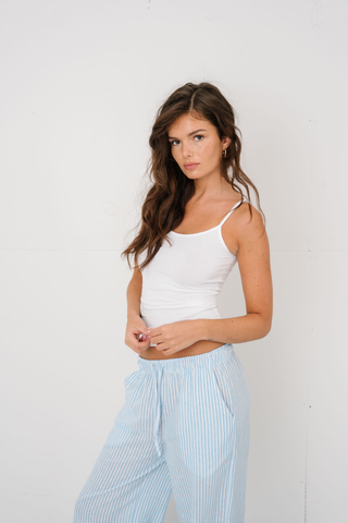 Baby Tank Top in White · effortless scandi top for women from ITS MAY