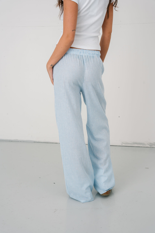 Cara Pants in Blue · effortless scandi pants for women from ITS MAY