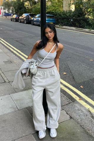 Alba Tank Top in Light Grey · effortless scandi top for women from ITS MAY