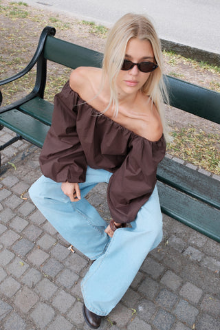 Lia Top - Brown