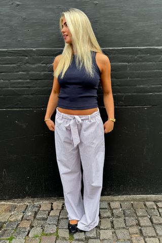 Francesca Striped Pants in Rose · effortless scandi pants for women from ITS MAY