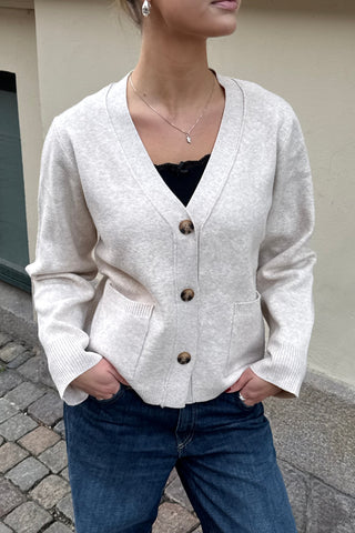 Molly Cardigan in Beige · effortless scandi knit for women from ITS MAY