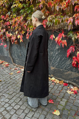 Harper Trench Coat in Black · effortless scandi jacket for women from ITS MAY