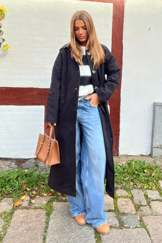 Harper Trench Coat in Black · effortless scandi jacket for women from ITS MAY