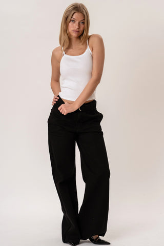 Amadea Jeans in Dark Grey · effortless scandi jeans for women from ITS MAY