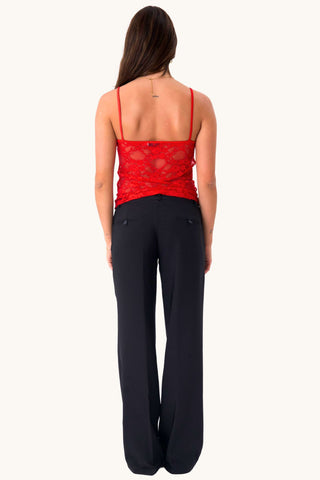 Florence Lace Top - Red