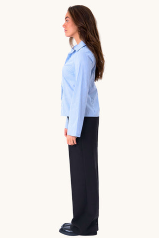 Andrea Shirt - Blue Striped
