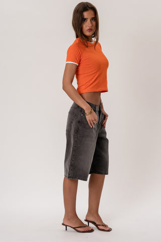 Rosa T-shirt in Orange · effortless scandi t-shirt for women from ITS MAY