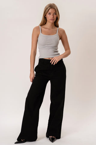 Alba Tank Top in Light Grey · effortless scandi top for women from ITS MAY