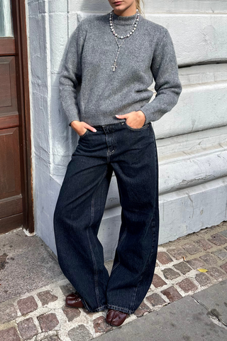 Azzurra Knit in Grey · effortless scandi knitwear for women from ITS MAY