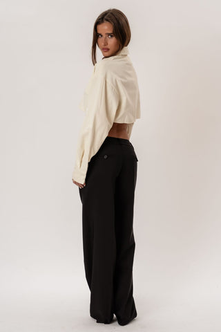 Bellanca Crop Jacket - Ecru
