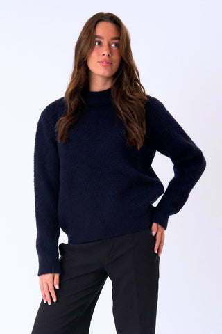 Azzurra Knit in Black · effortless scandi knitwear for women from ITS MAY