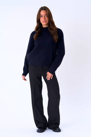 Azzurra Knit in Navy · effortless scandi knitwear for women from ITS MAY