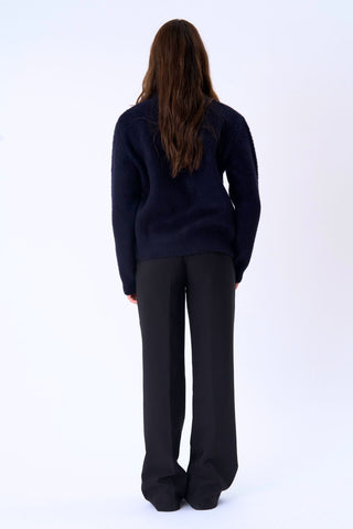 Azzurra Knit in Black · effortless scandi knitwear for women from ITS MAY