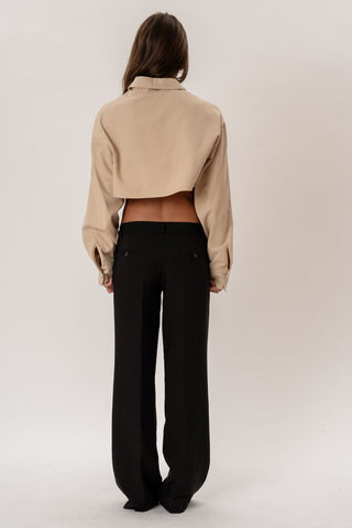 Bellanca Crop Jacket - Beige