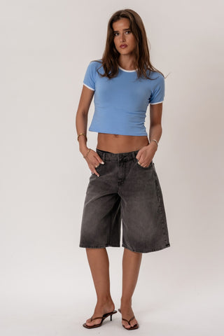 Rosa T-shirt in Light Blue · effortless scandi t-shirt for women from ITS MAY
