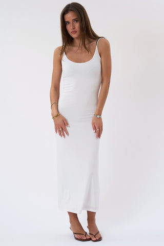 Beatrice Dress in White · effortless scandi dress for women from ITS MAY