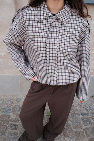Livia Jacket in Light Brown · effortless scandi jacket for women from ITS MAY