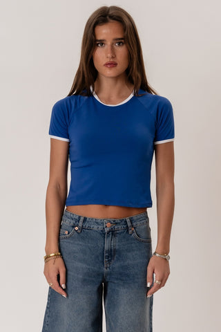 Rosa T-shirt in Royal Blue · effortless scandi t-shirt for women from ITS MAY