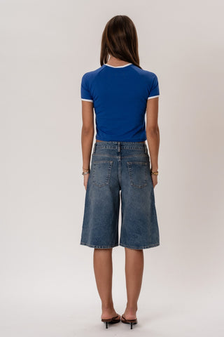 Rosa T-shirt in Royal Blue · effortless scandi t-shirt for women from ITS MAY