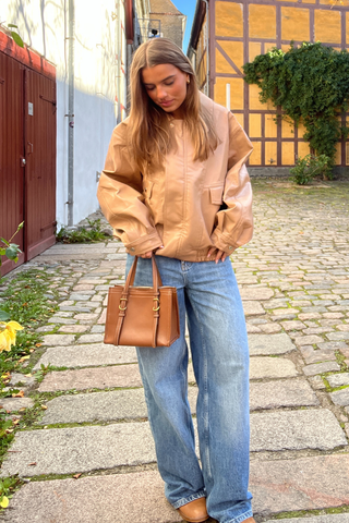 Elena Oversized Jacket in Camel · effortless scandi jacket for women from ITS MAY