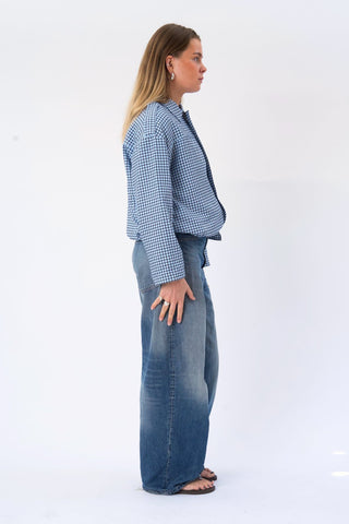Livia Jacket in Light Blue · effortless scandi jacket for women from ITS MAY