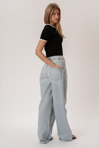 Rosa T-shirt in Black · effortless scandi t-shirt for women from ITS MAY