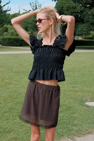 Alice Skirt - Brown/Black