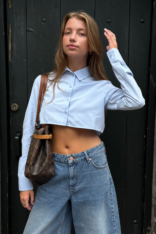 Talia Shirt in Light Blue · effortless scandi formal shirts & blouses for women from ITS MAY