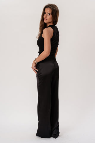 Violetta Bow Pants in Black · effortless scandi pants for women from ITS MAY
