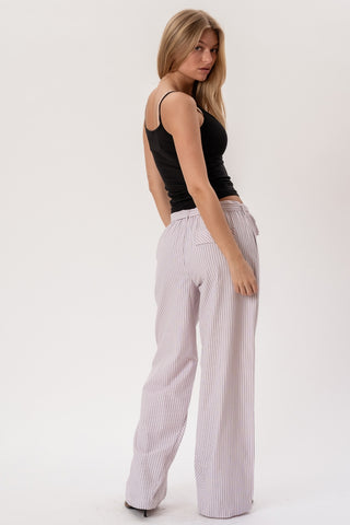 Francesca Striped Pants in Rose · effortless scandi pants for women from ITS MAY