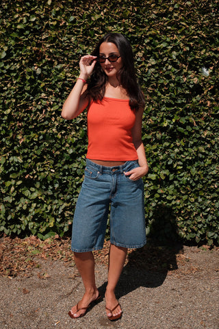 Alba Tank Top - Orange