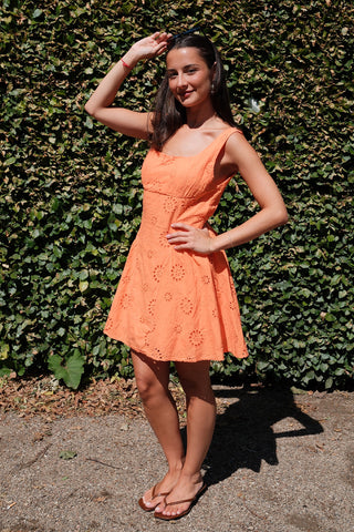 Angelica Dress - Orange