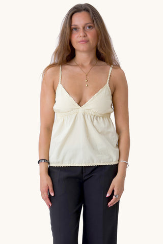 Bella Lace Top - Yellow